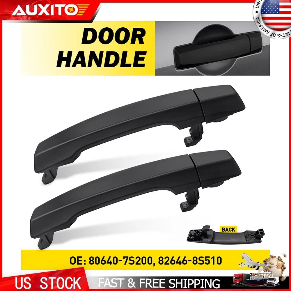 2X Outer Door Handle for Infiniti QX56 (2004–2010) Black
