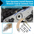 Cam Sprocket Install Remove Wrench Tool & Camlock Tool for Subaru (2000–2023)
