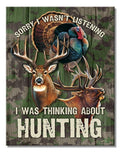 Metal Sign for Hunting Decor (2830)
