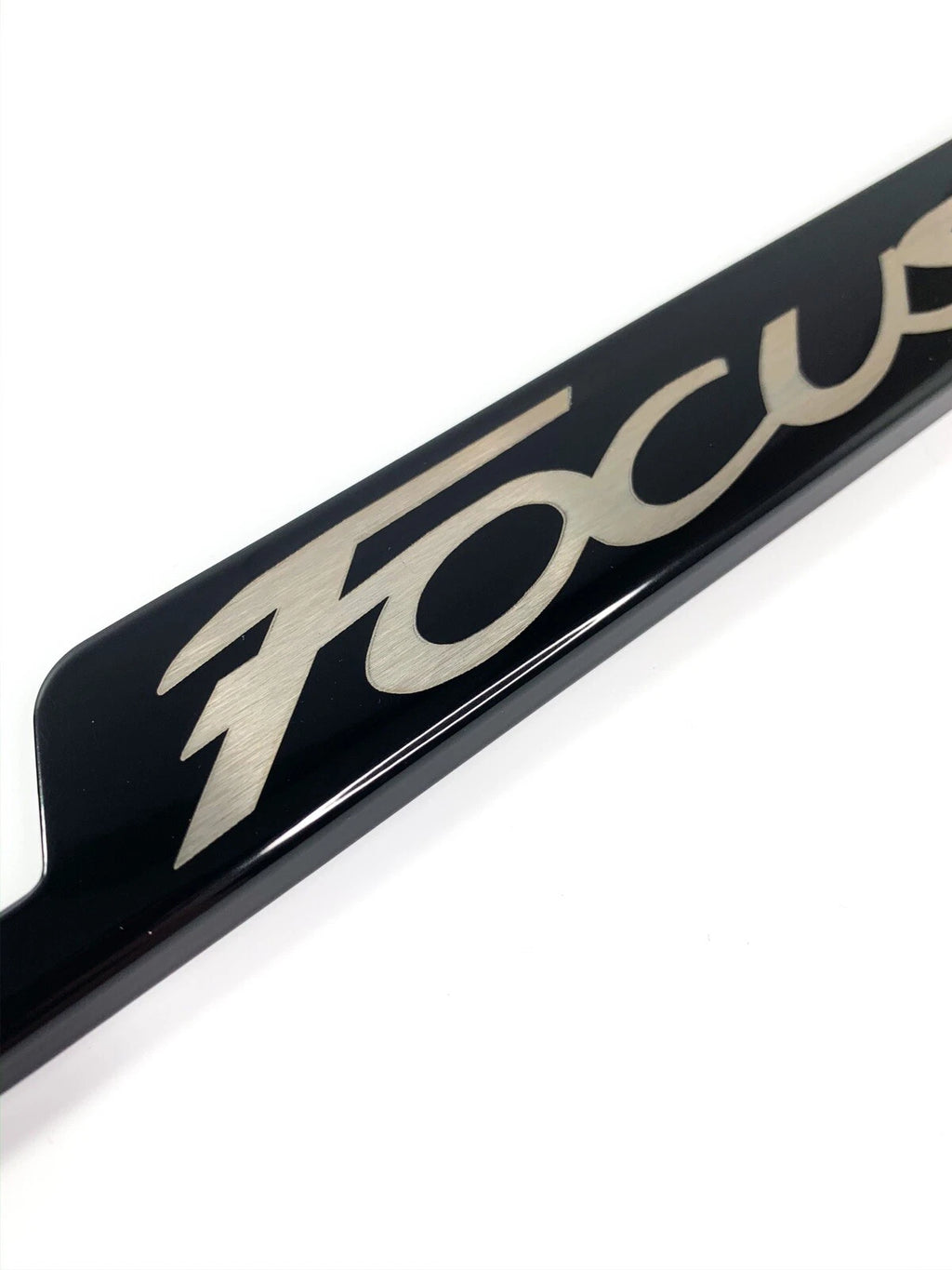 License Plate Frame Black Stainless Replacement for Ford Focus RS (2016–2018)