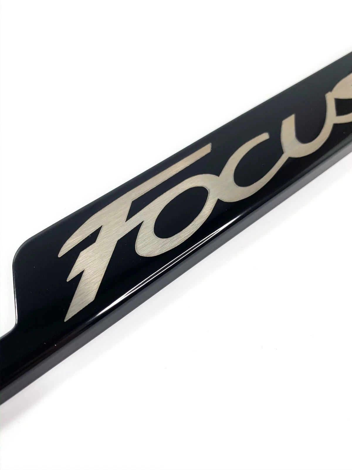 License Plate Frame Black Stainless Replacement for Ford Focus RS (2016–2018)