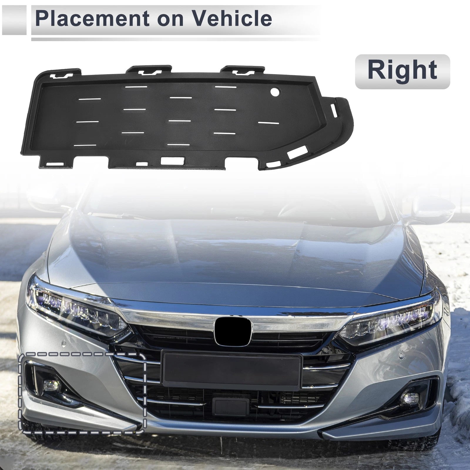 1 Pc Fog Light Grill for BMW 5 Series (2018–2020) No. 51118068342
