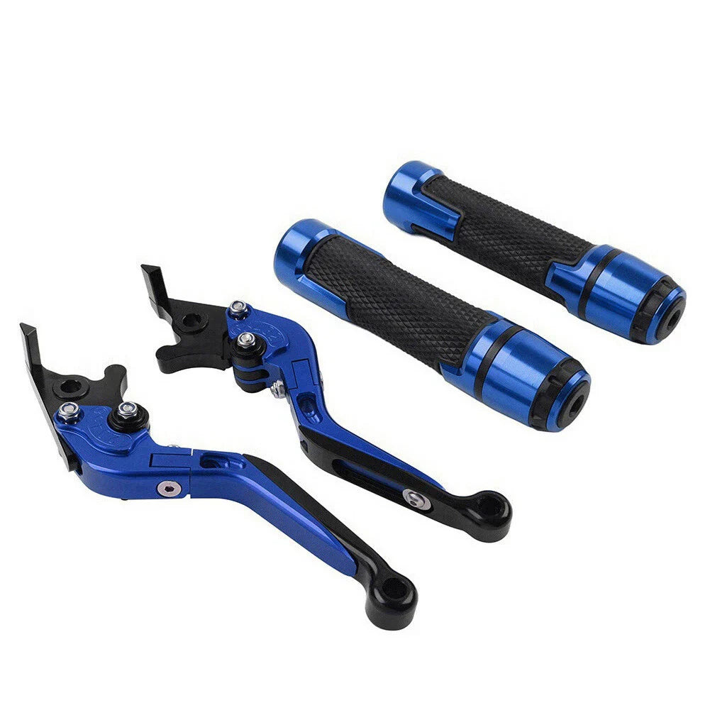 Folding Extendable Brake Clutch Levers & Handlebar Grips for Speed Triple 1050