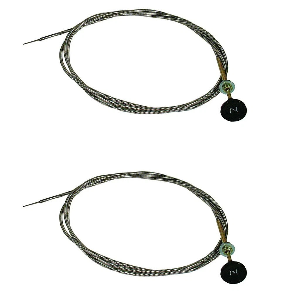 2X Universal Carburetor Choke Control Cables for 60122 Lawn Tractor