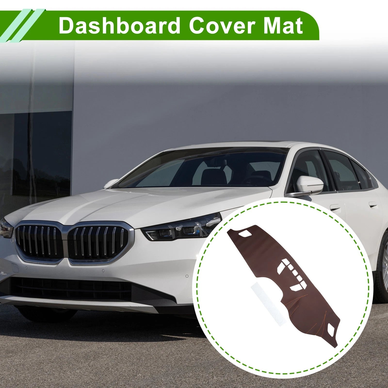 Dashboard Cover for BMW X1 (2016–2019) Dash Mat Carpet Brown