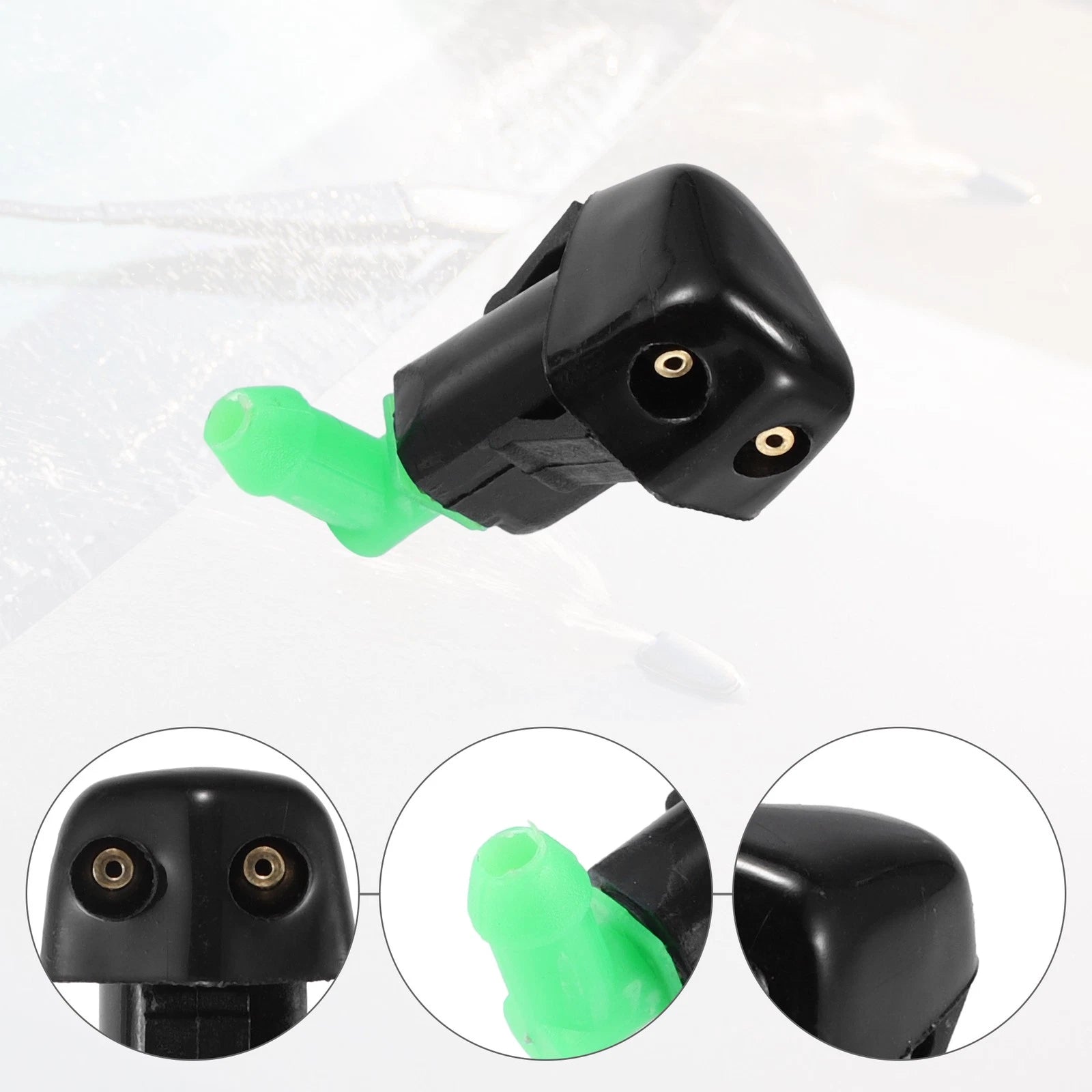 2X Windshield Wiper Washer Nozzle Spray Jet for Honda Accord 