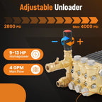 1" Shaft Pressure Washer Pump for RSV4G40, RSV4G40HDF40EZ (4000 PSI)