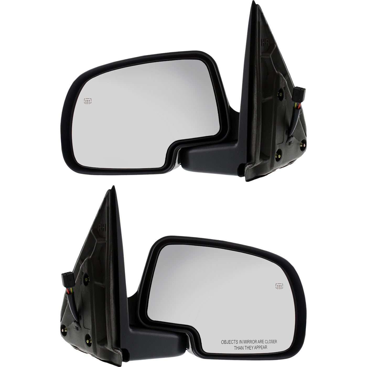 Set of 2 Power Heated Mirrors for Chevrolet Silverado 1500 (1999–2006)