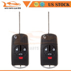 2X Keyless Key Fob Remote Case Shell for Mitsubishi Eclipse (2006–2012)