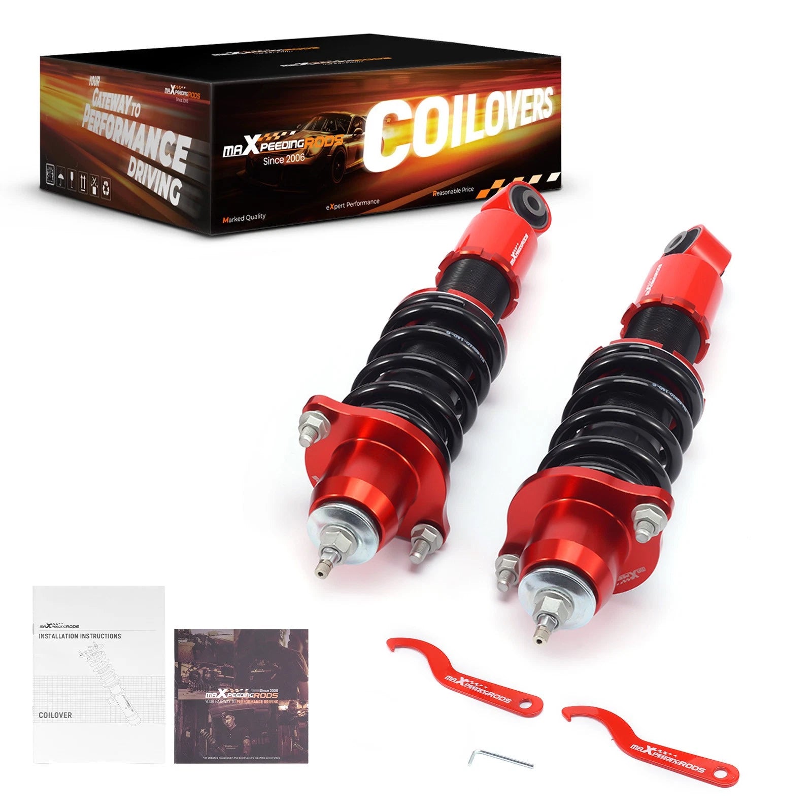 24 Step Damping Coilover Suspension Kit for Honda Civic/Si (2001–2005)