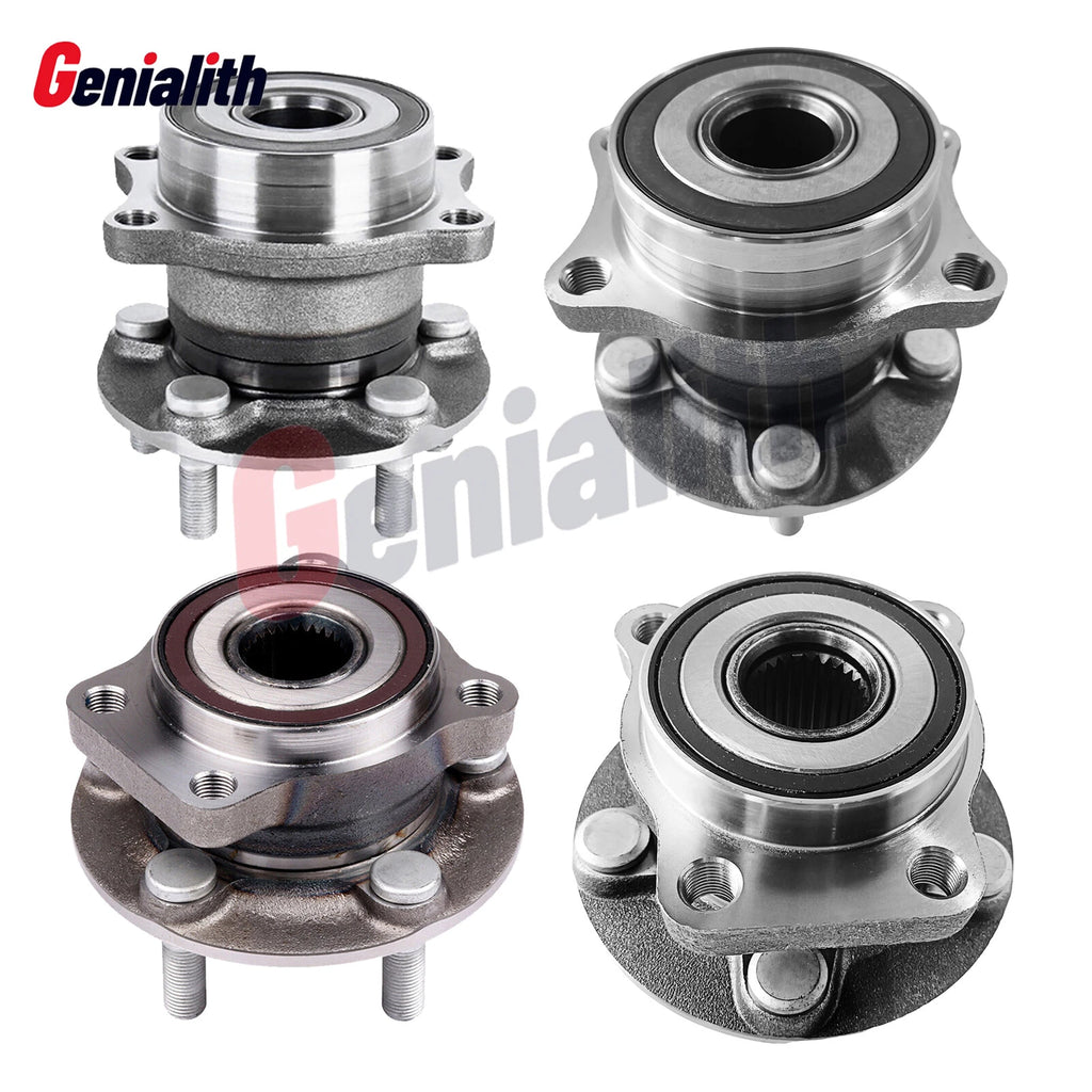 Front and Rear Wheel Hub Bearings Set of 4 for Subaru Forester Impreza WRX (2000–2020)