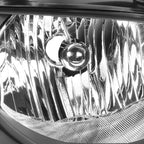 Passenger Right Side Headlight for Nissan Sentra (2004–2006) NI2503151 Black