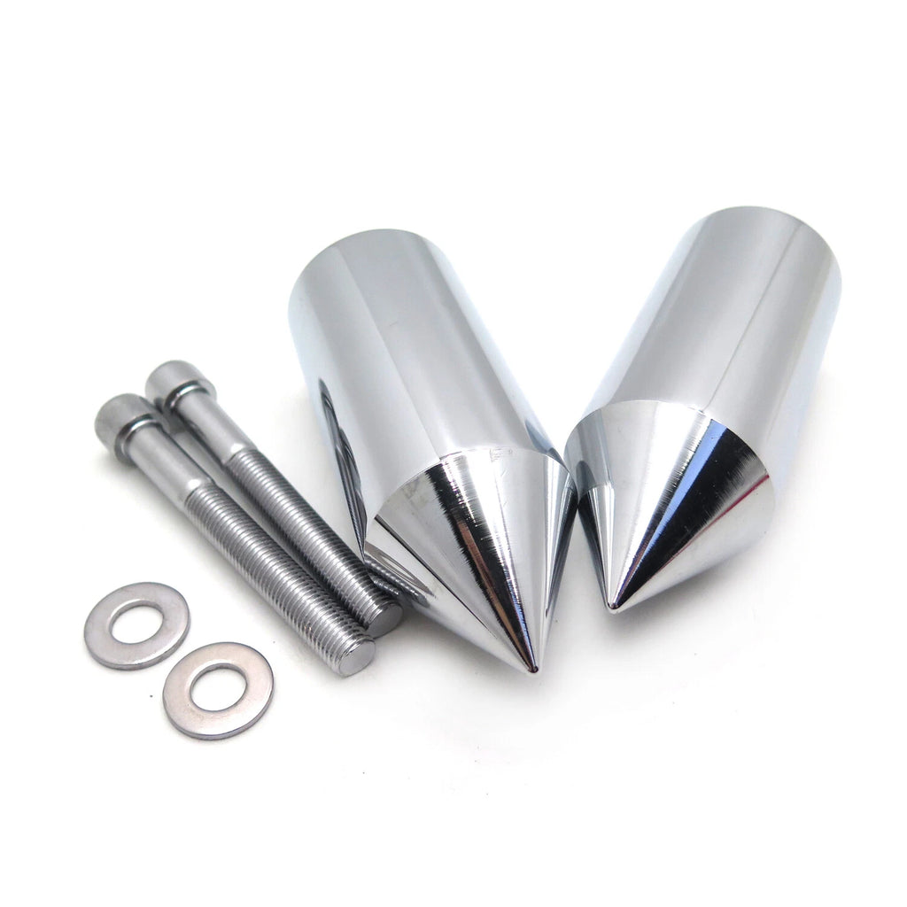Aluminum Chrome Frame Sliders for Yamaha FZ1 (2006–2011)