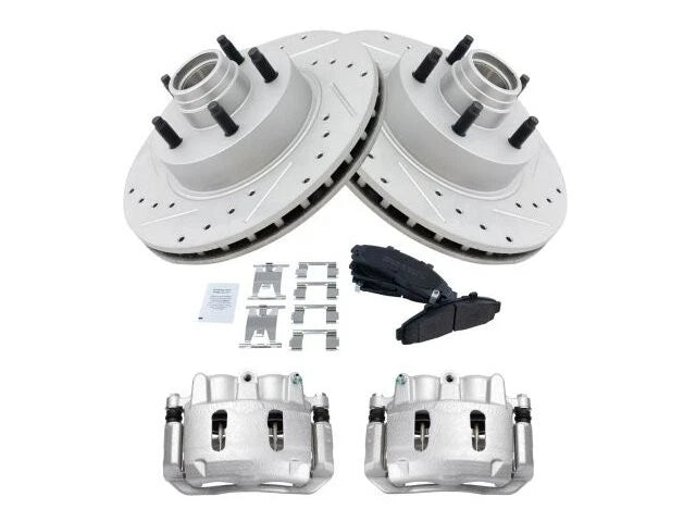 Front Brake Pad Rotor Caliper Set for Mazda B4000 RWD (1998–2000) VF667FB