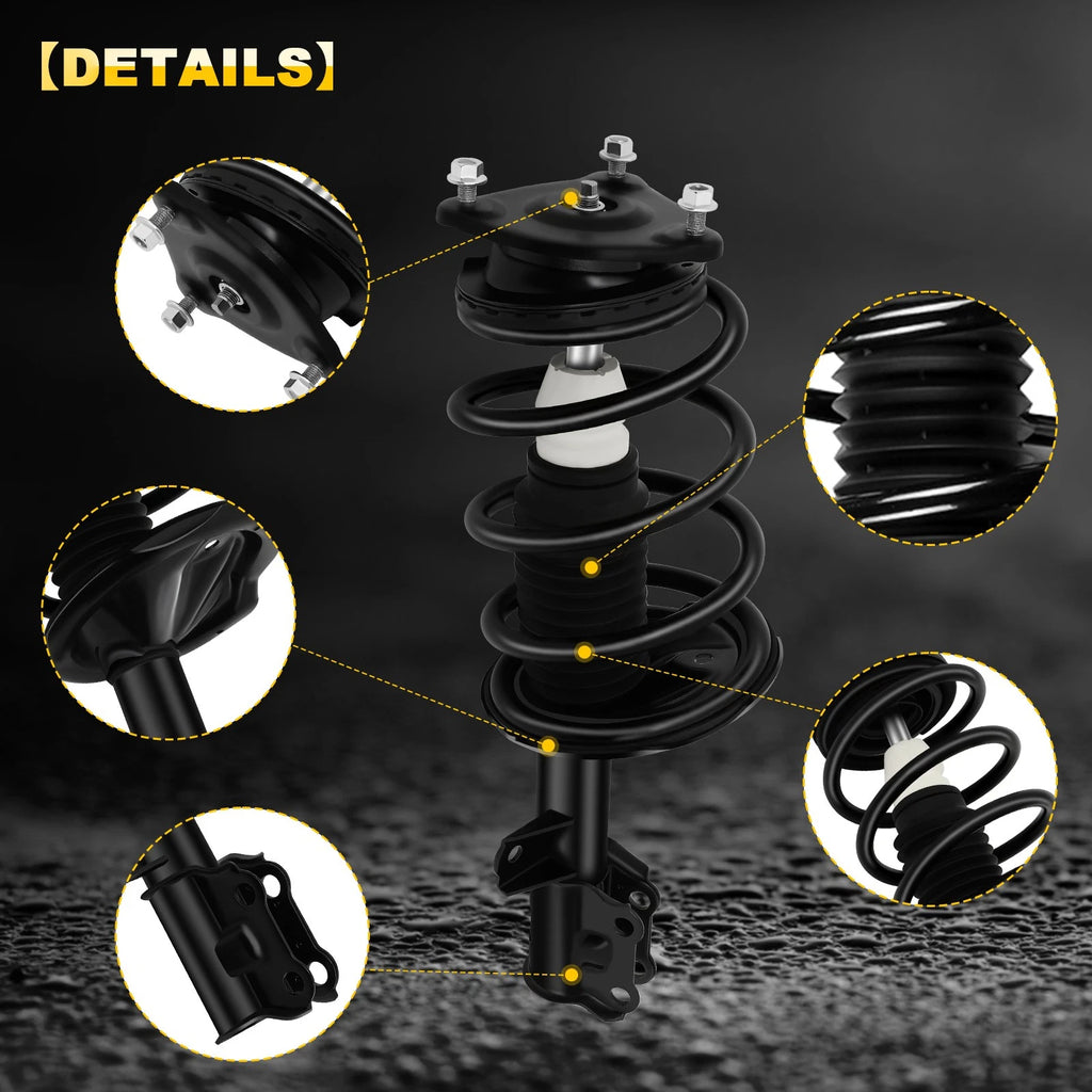 Set of 2 Complete Struts for Hyundai Elantra (2007–2010)