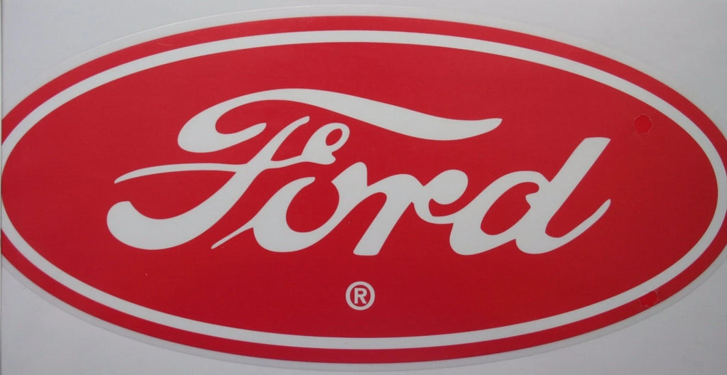 Set of 2 Rear Window Graphics Stickers for Ford Tractor (Farm Script)