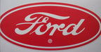 Set of 2 Rear Window Graphics Stickers for Ford Tractor (Farm Script)