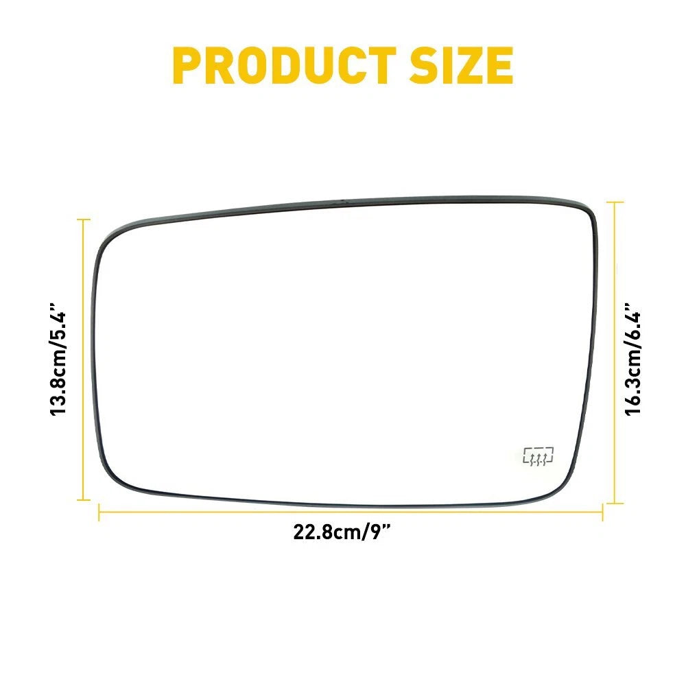 Heated Glass Mirror Pair for Ram Dodge 1500 2500