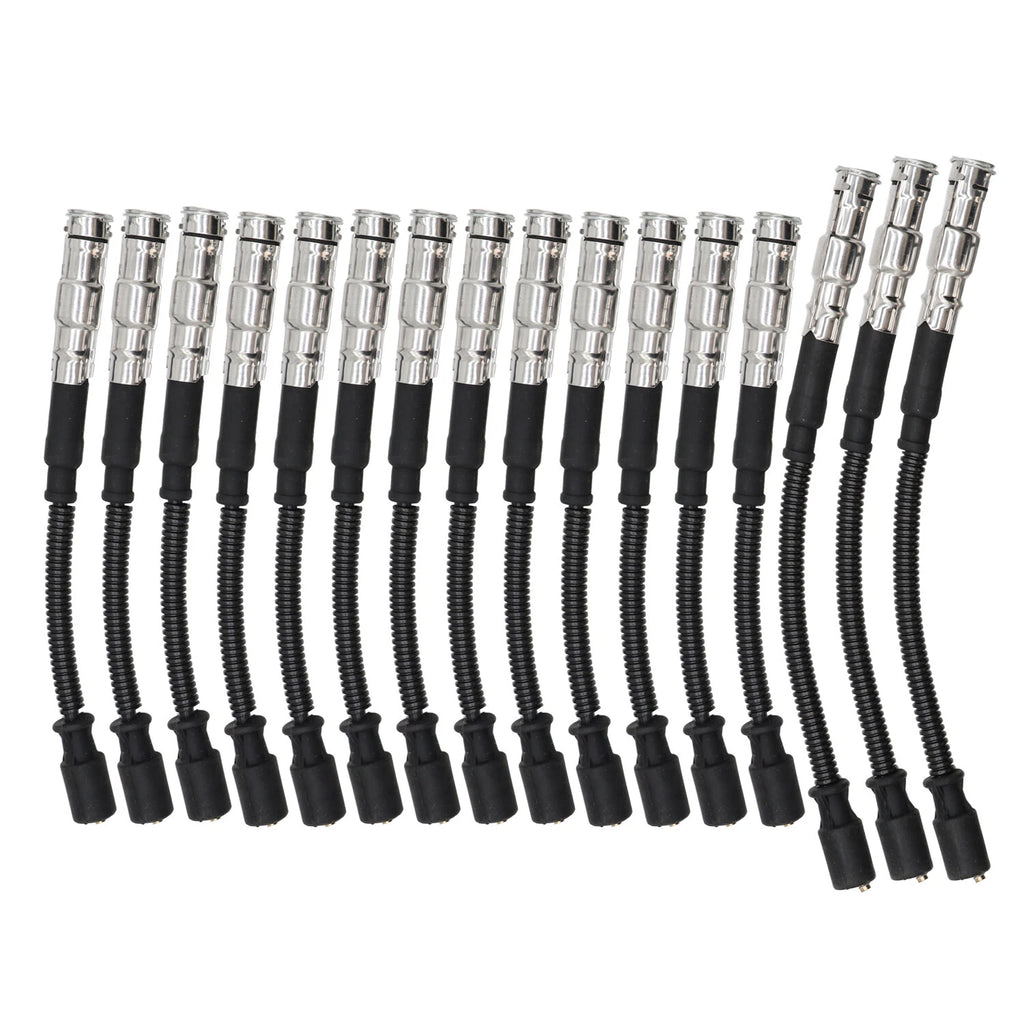 16X Spark Plug Wire Ignition Cable for Mercedes C CLK E G ML SLK-Class (SW05)