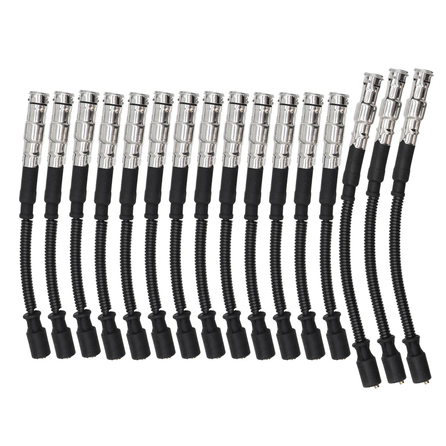 16X Spark Plug Wire Ignition Cable for Mercedes C CLK E G ML SLK-Class (SW05)