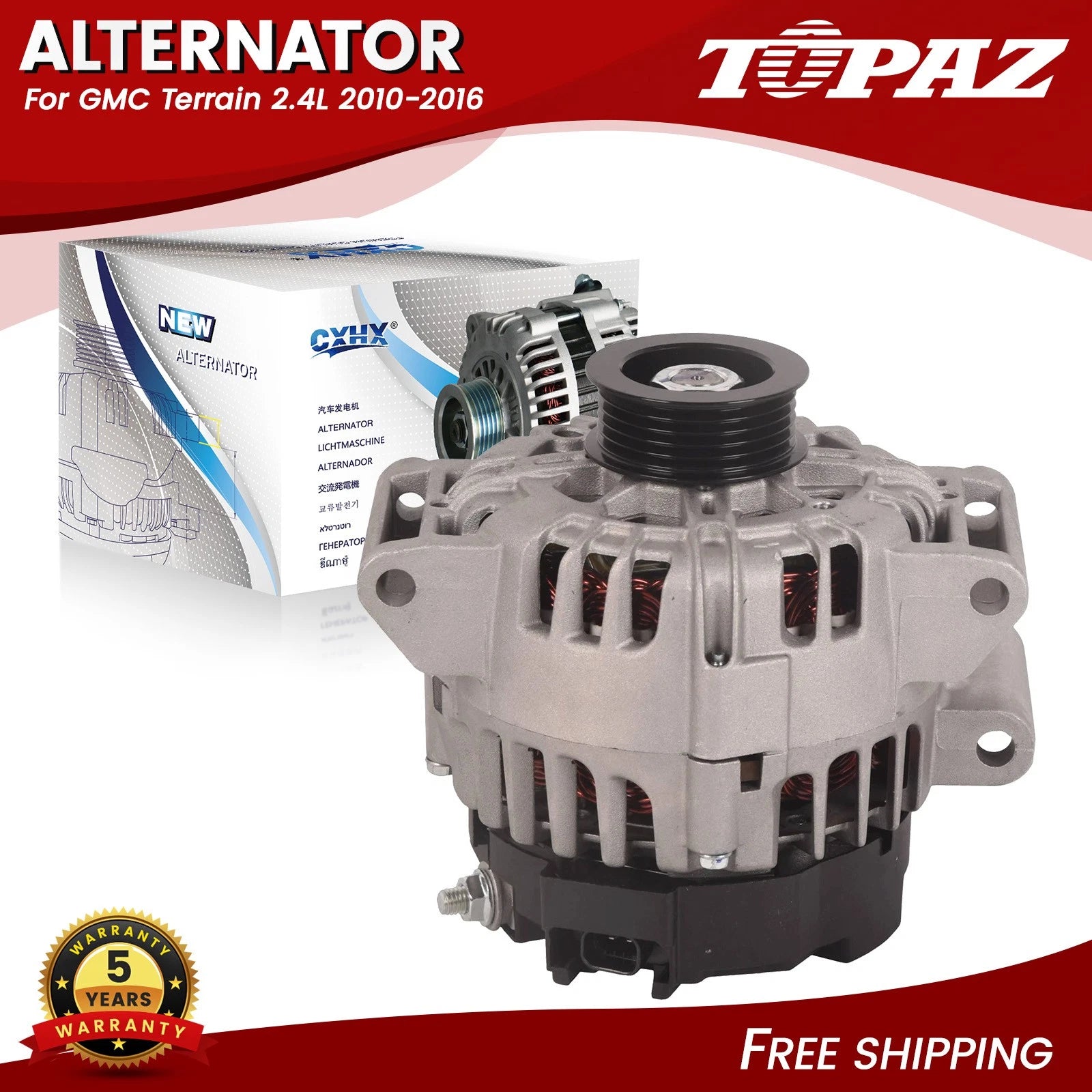 Alternator for Chevy Equinox GMC Terrain Buick Regal (2010–2017)