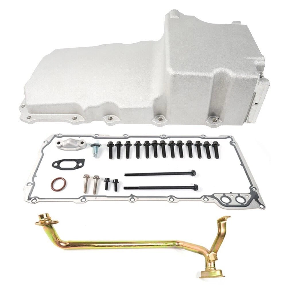 LS Swap Aluminum Oil Pan Retrofit Kit for LS1 LS2 LS3 4.8 5.3 6.0 (2000–2023)