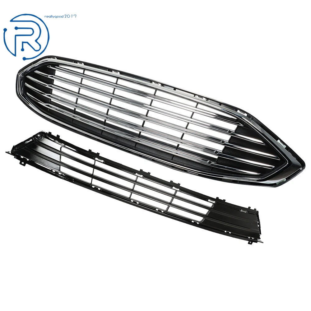Chrome Trim Front Grille for Ford Fusion (2017-2018)
