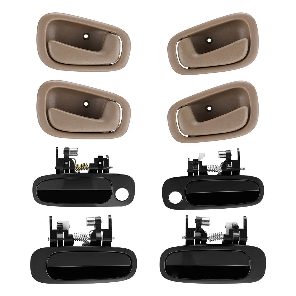 8PCS Outside Inside Door Handle for Toyota Corolla (1998–2002)