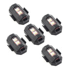 5X LED Strobe Light for Car Motorcycle Drone Emergency Warning