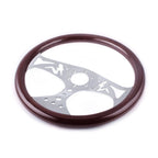 Racing 380mm 15" Classic Wood Grain Deep Dish Steering Wheel for Universal