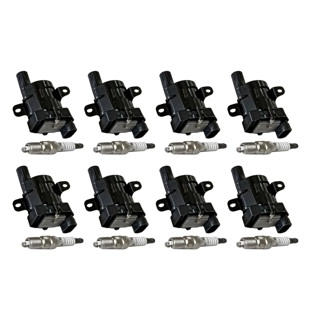 Set of 8 Ignition Coils & Iridium Spark Plugs for Express 1500 2500 3500
