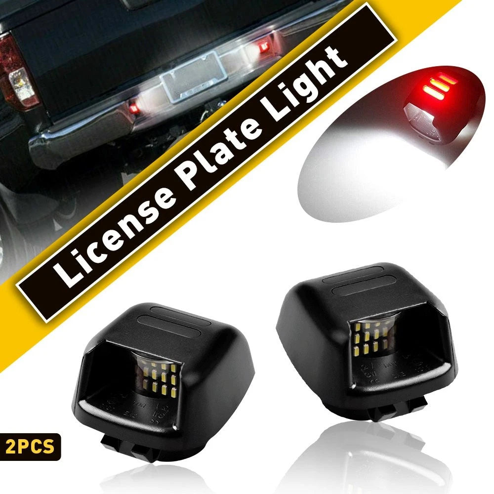 2X LED License Plate Light for Nissan Titan Xterra Armada Frontier (2007–2019)