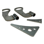 Rear Spring Hanger Drop Bracket Kit with Gussets for Hot Rod 3" Axle (1970–2000)