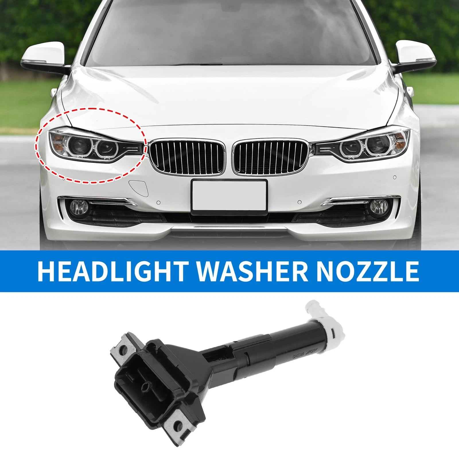 Front Right Headlight Washer Nozzle for Honda CR-V (2017–2020) No. 76880T0AS01