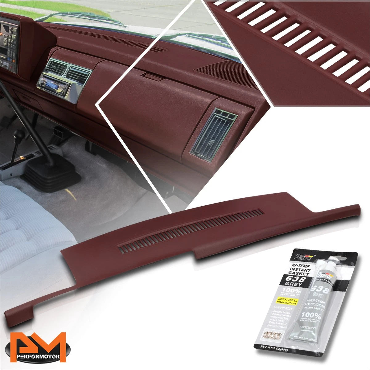 Dashboard Panel Cover Cap Bezel Overlayer for Chevy GMC C/K 1500-3500 (1988–1994)