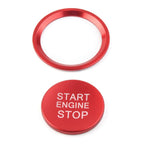 Red Engine Start Button Decorative Ring Cover for Audi A4L A5 A6L A7 A8