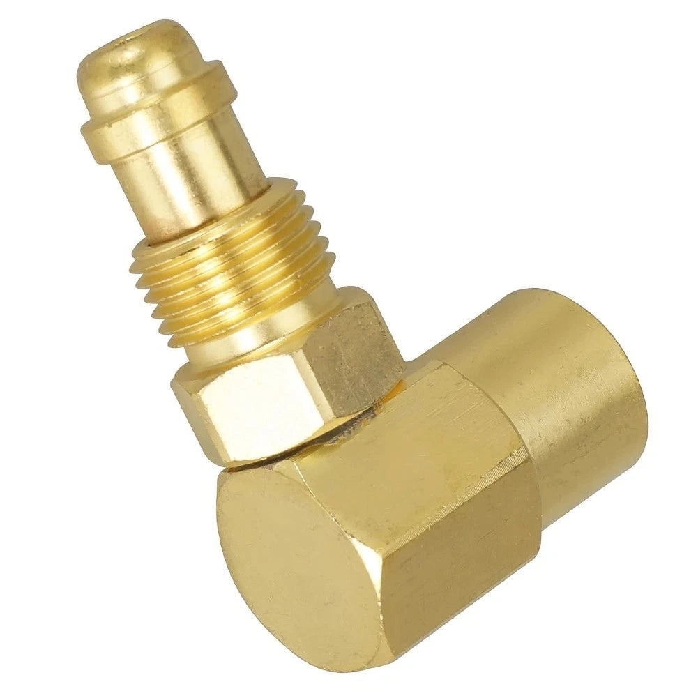 Copper 90 Degree Elbow Connector for TIG MIG Welder (AW407, CGA 032)