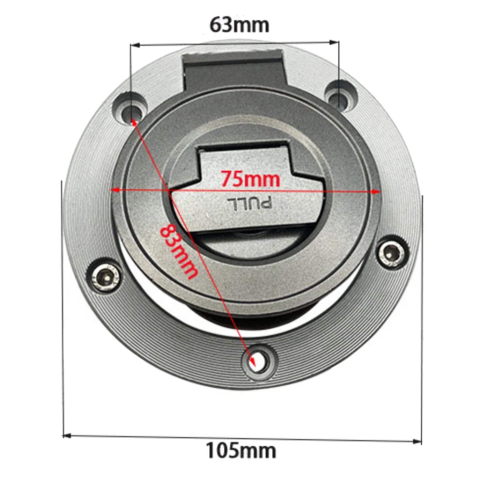 Fuel Gas Tank Cap Lock with Keys for Yamaha MT-01, MT-03 (2005–2014)