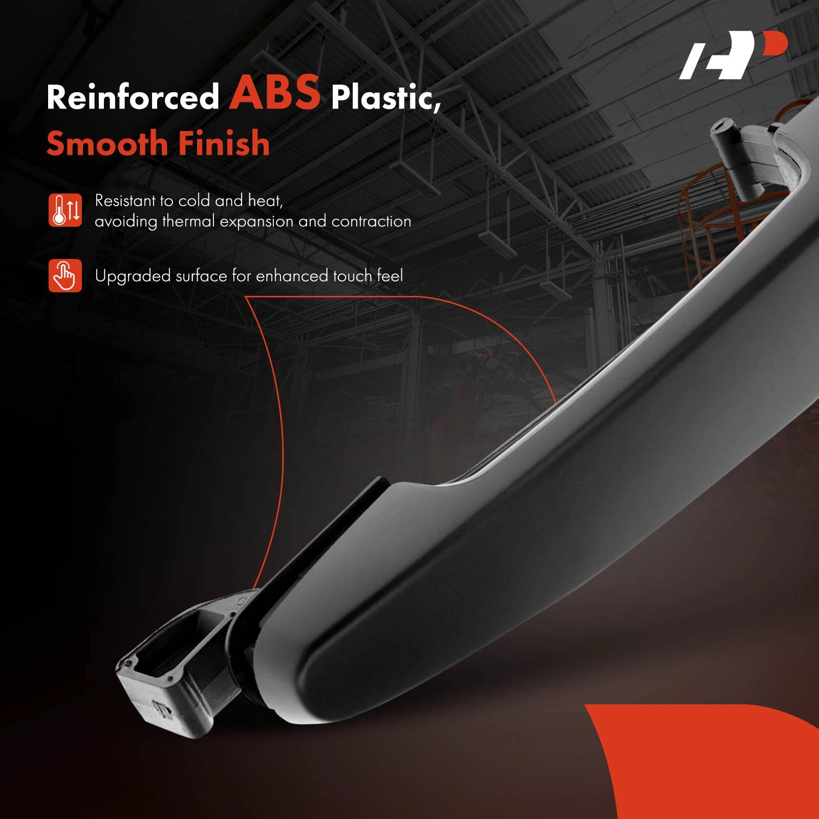 Front Right Black Exterior Door Handle for Chevrolet Impala (2014-2020)