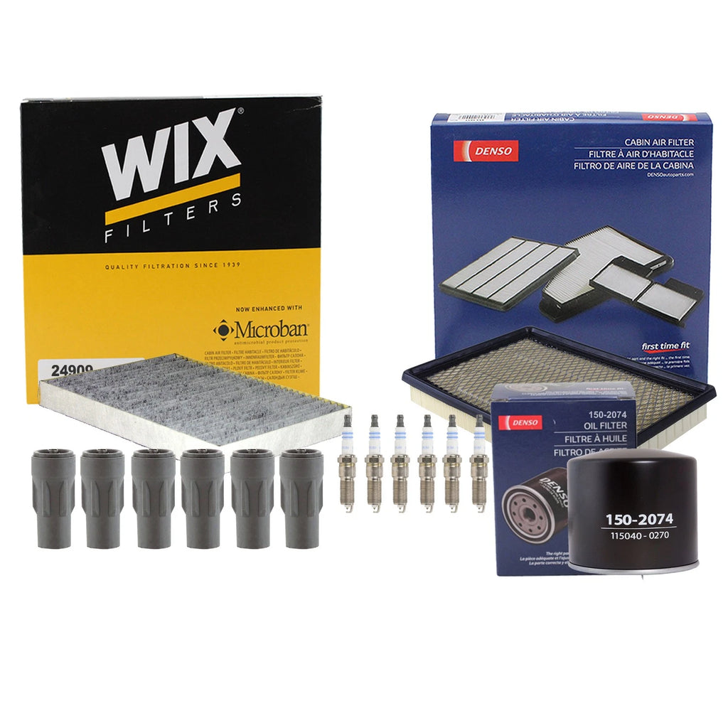 Tune Up Kit with 6 Spark Plugs & Boots for Dodge Charger Magnum 300 (2005–2008)