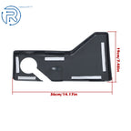 Black Front Coolant Tank Cover Trim for Dodge Charger (2011-2021)