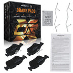 Rear Ceramic Brake Pads Kit for Ford Police Responder (2019–2020)