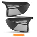 Pair Black Side Mirror Cover Caps for Infiniti Q50 Q60 QX30 (2014–2021) 963744GA0H