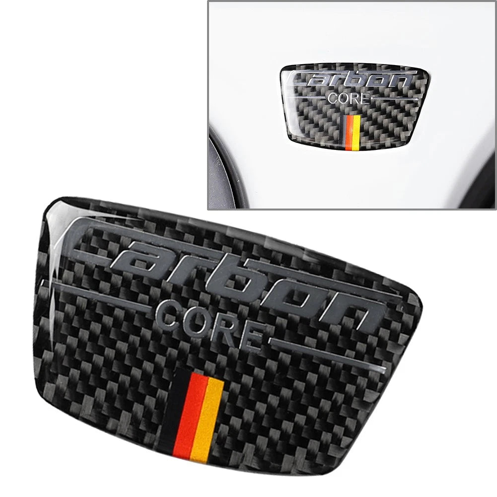 Carbon Fiber Black B Column Pillar Trim for Universal Cars