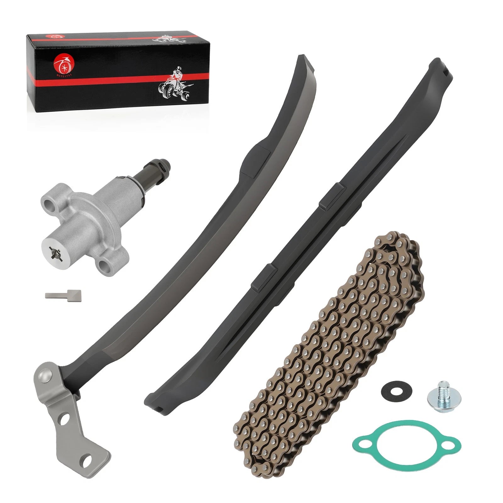 Cam Timing Chain Kit + Tensioner + Guides for Yamaha TT 225 (1986–1987, 1999)