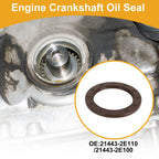1Pc Crankshaft Oil Seal for Hyundai Elantra (2011–2020) No. 21443-2E110/21443-2E100