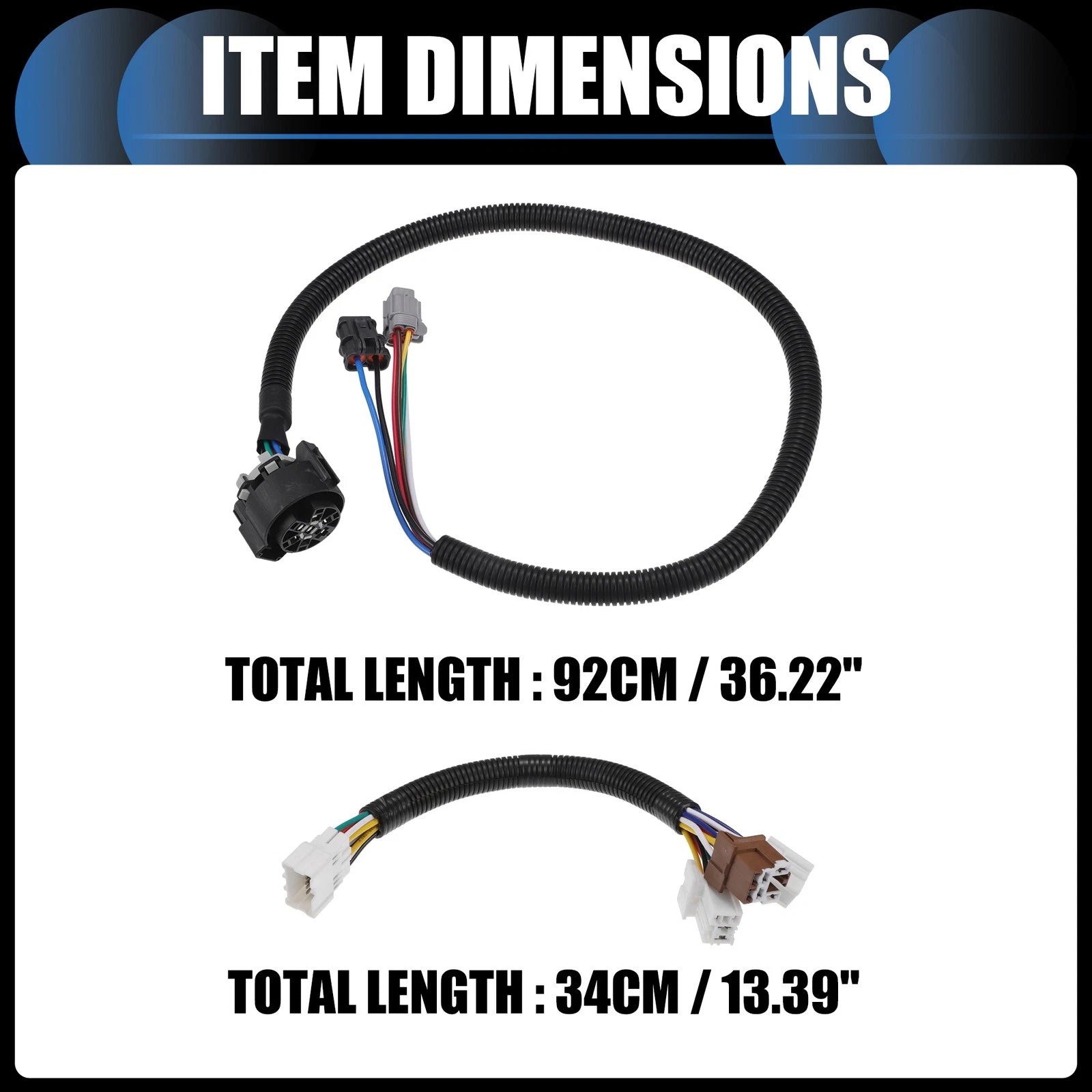 Set of 1 Vehicle Trailer Wiring Harness for Nissan Frontier (2005–2022)