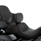 Front Driver Backrest with Mounting Kit for Harley Road Glide (2009–Present)