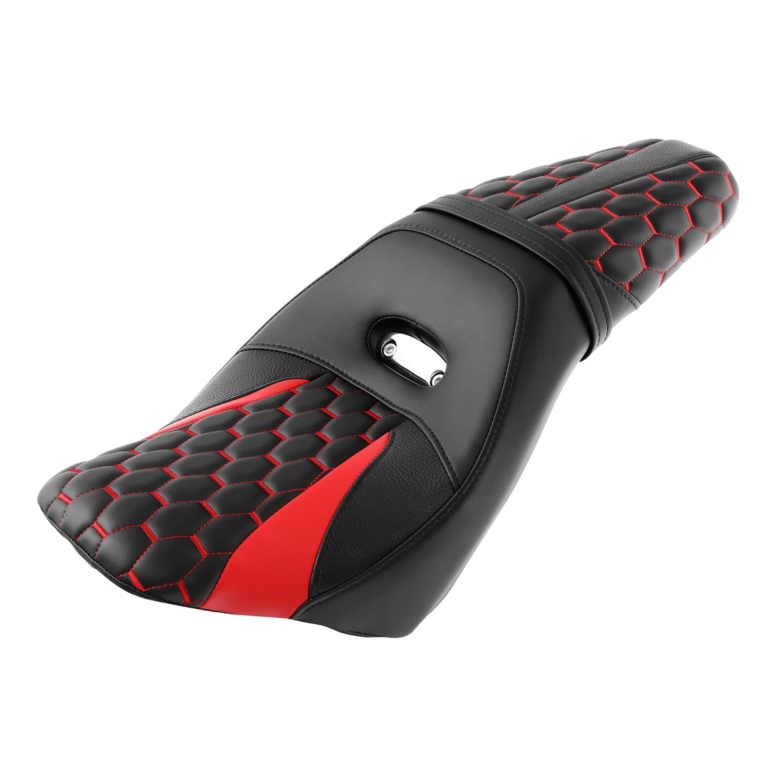 Driver & Passenger Seat for Indian Scout Sixty (2015–2023) Black Red