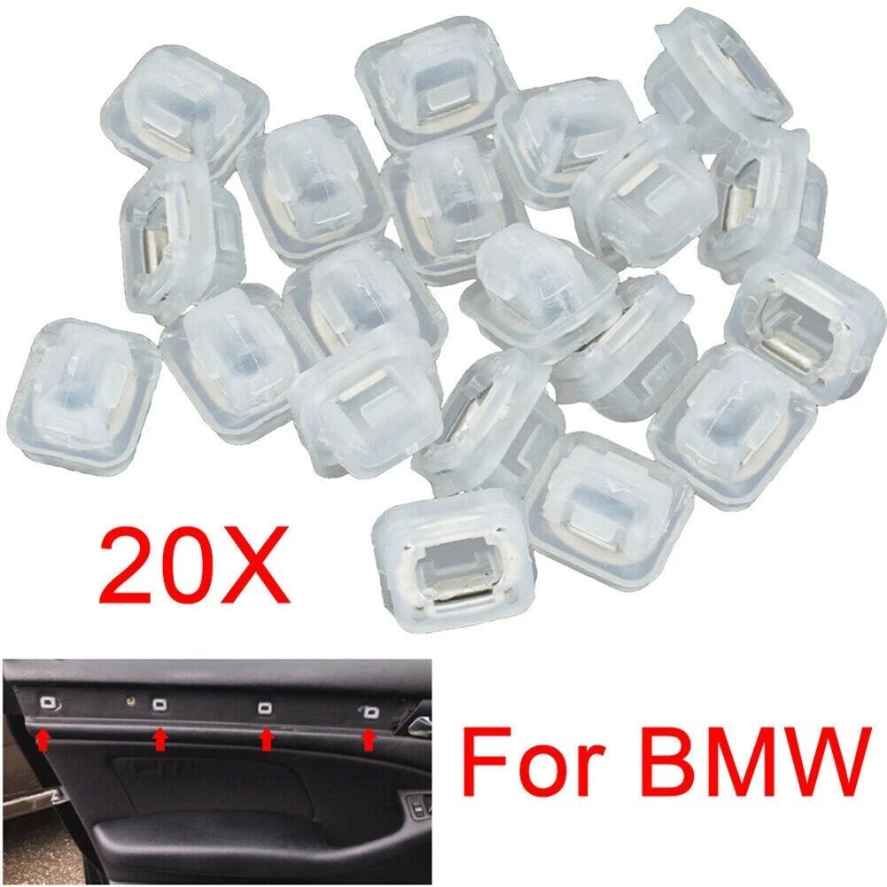 20pcs Door Trim Panel Clips for BMW 3 Series E46 E90 E91, X5 E53